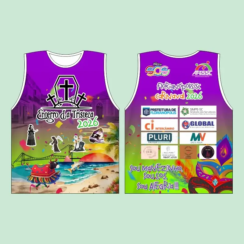 Abadá Enterro da Tristeza 2026 - Bloco SOS